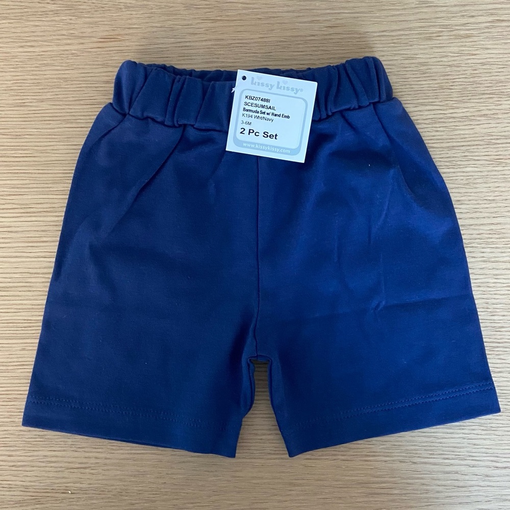 Kissy Kissy Blue Shorts NWT